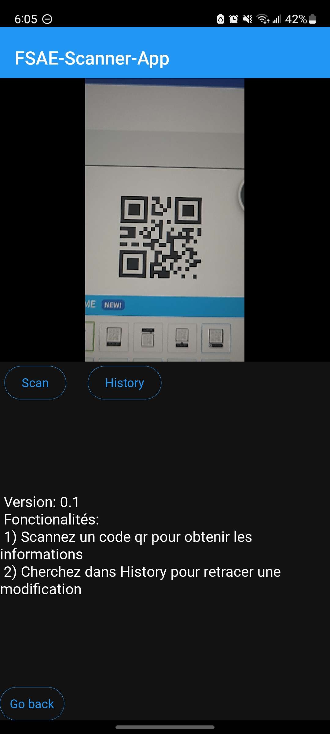 Qr scanning
